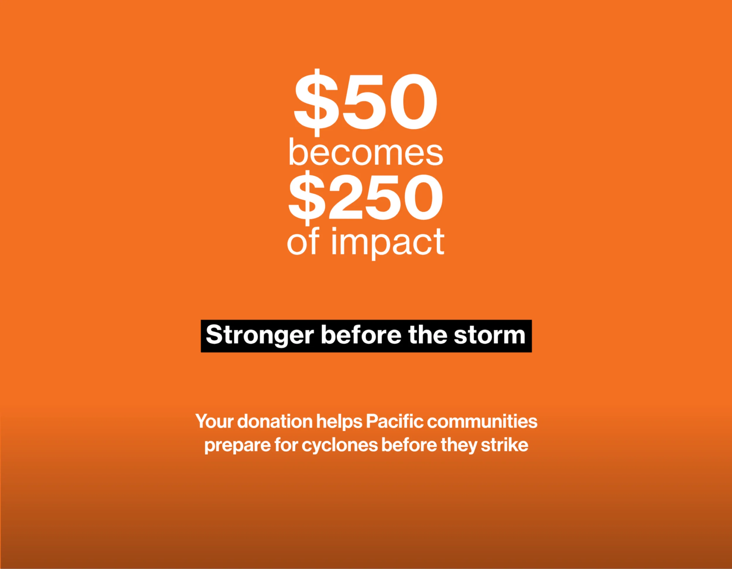Website banner opposite donation widget 2