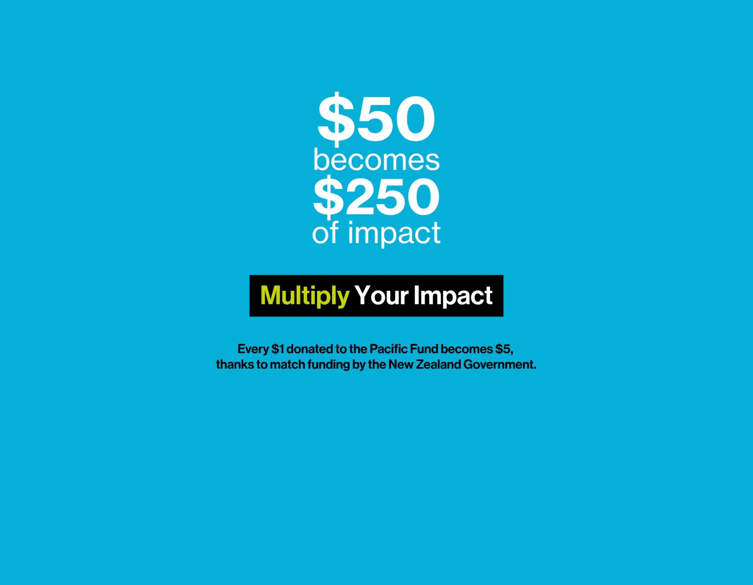 Multiply your impact with match funding