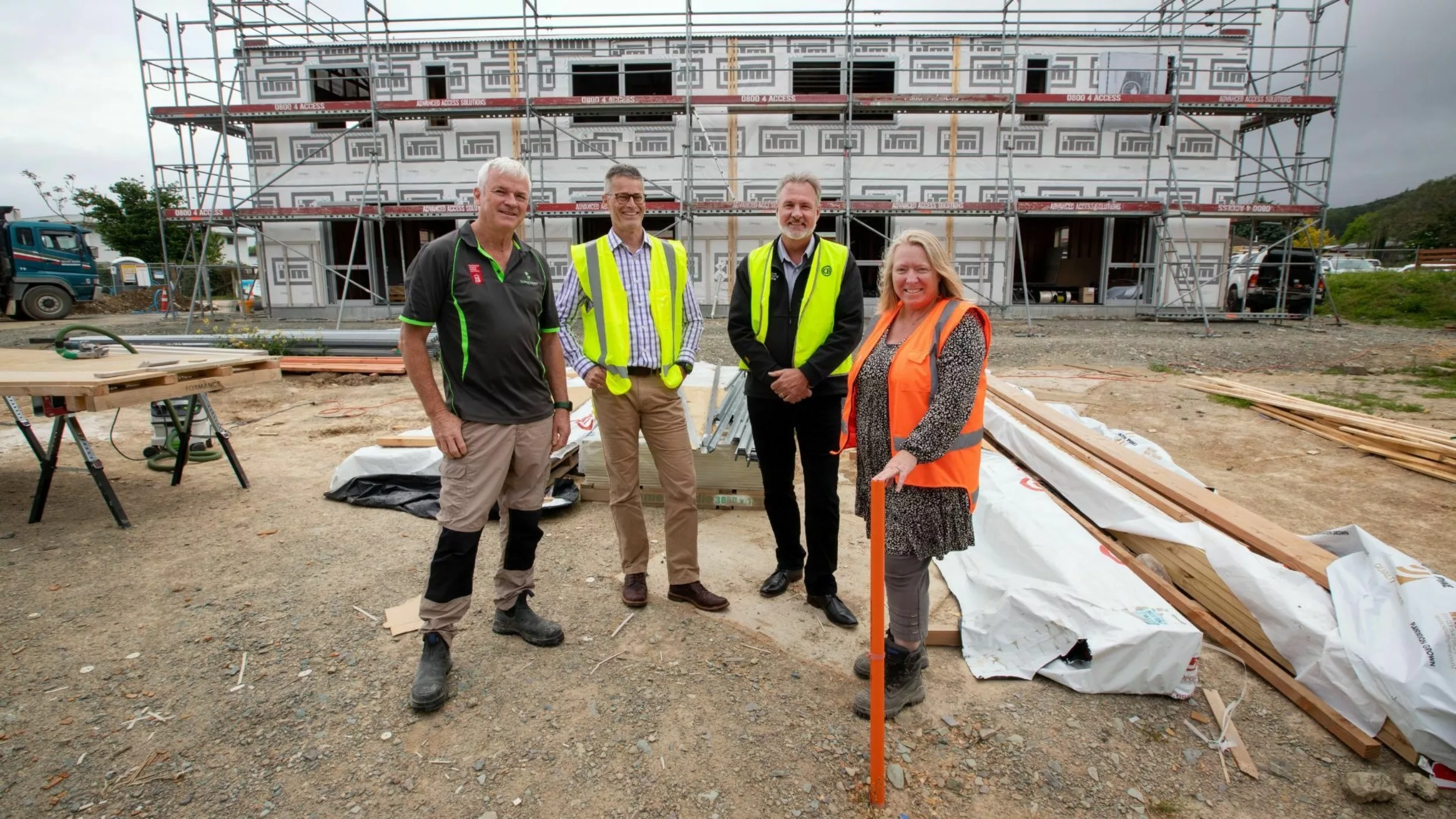 Habitat Nelson x One Forty One Partnership Announcement standing at Stoke Development for Article image