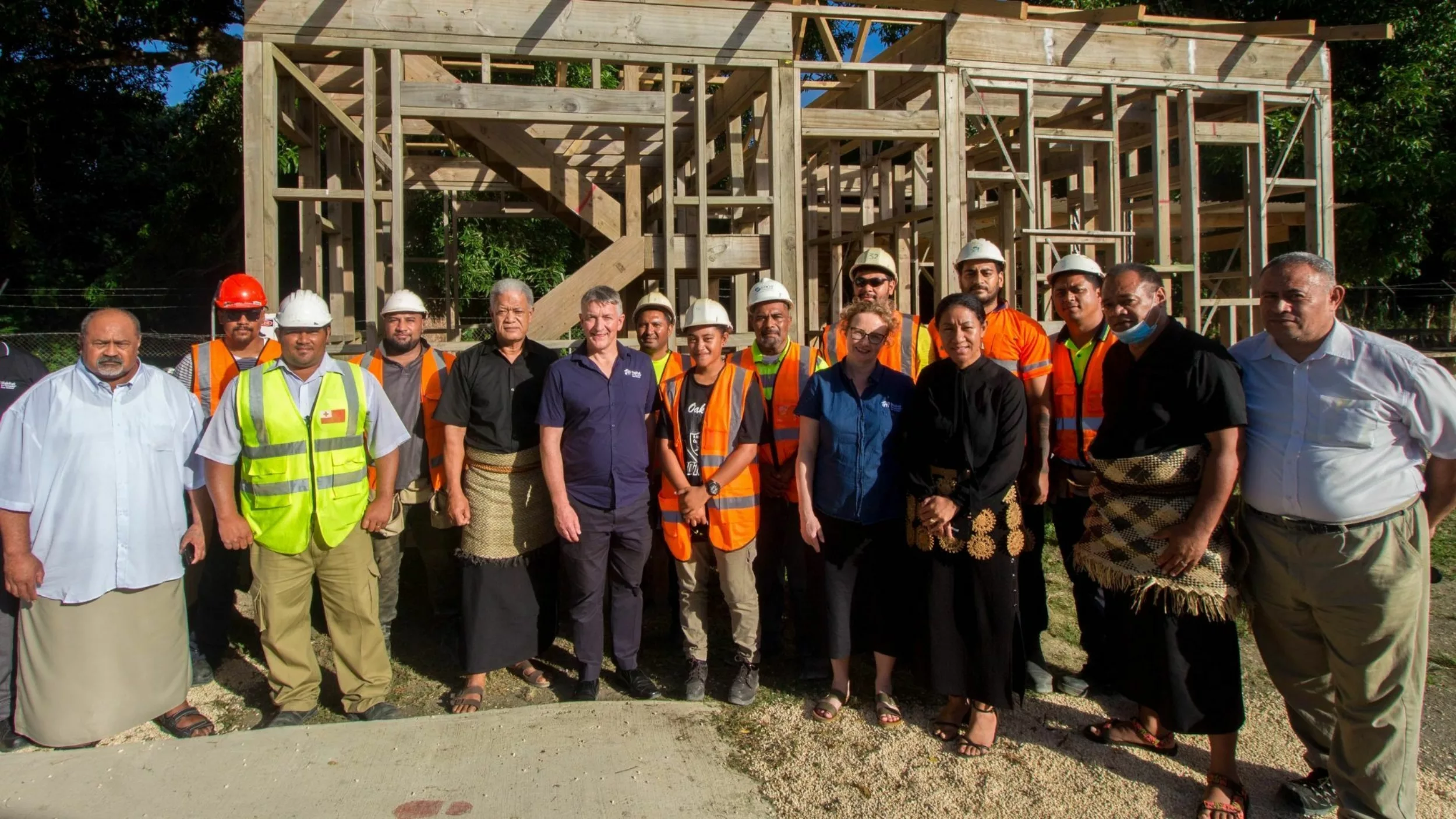 TIST Tonga Model Build Site Group Photo 2022