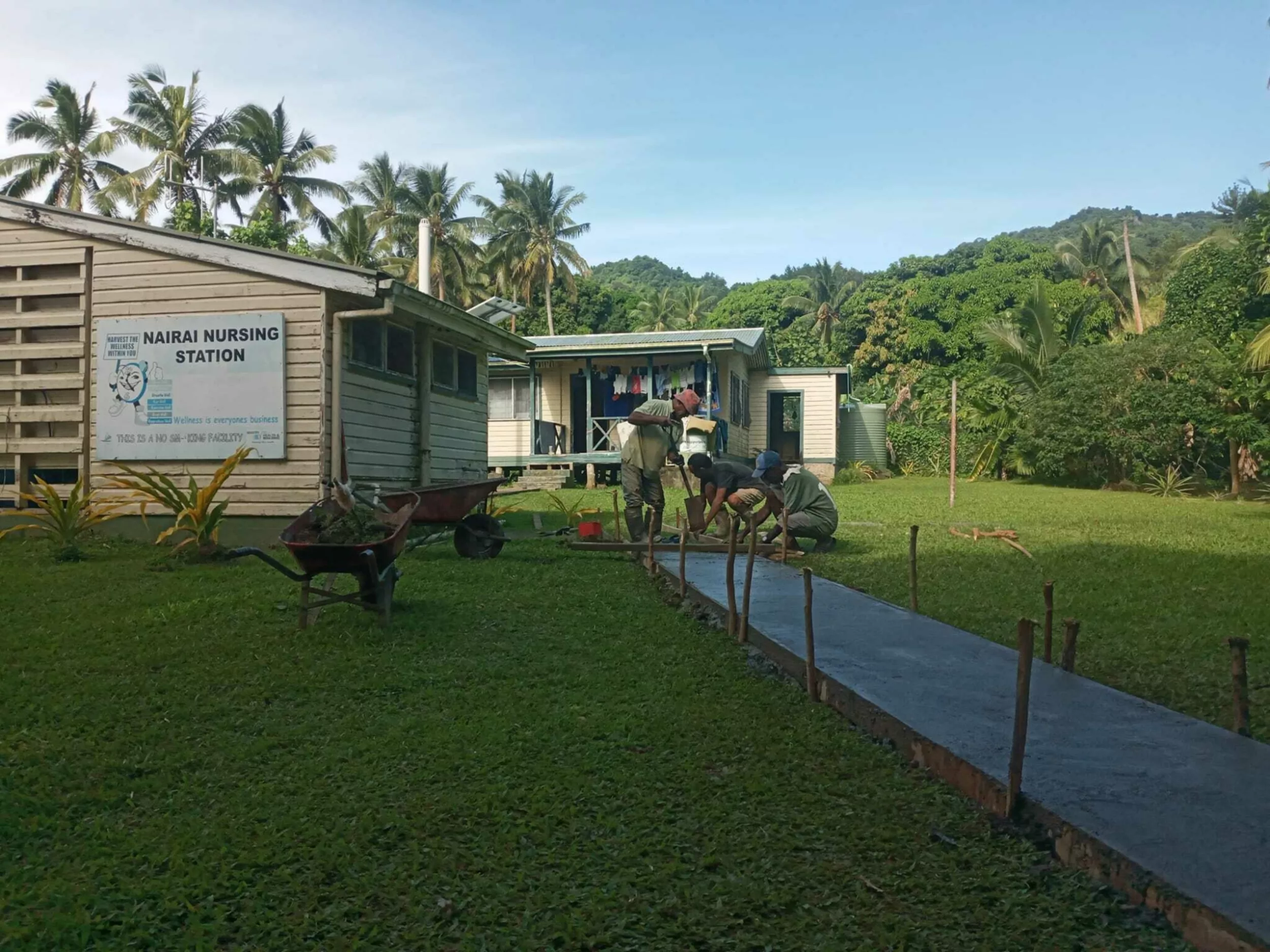 Tovulailai Village footpath project Oct 2022